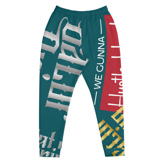 Sherpa Blue Gator Drip Exclusive Supa-Heavy Excess-Stunna Flex Alligator Playuz Limited Edition OG Multi-Logo Flawda Mane “We Gunna Hustle Hard Til Tha Cemetary” Men’s Playuz Jogguz