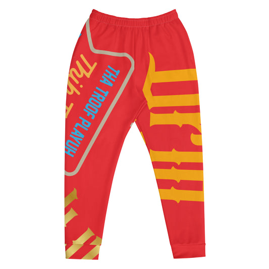 Red Gator Drip Exclusive Supa-Heavy Excess-Stunna Flex Alligator Playuz Limited Edition OG Multi-Logo Rich Daddy “Tha Troof Playuh Thih Tha Richest Daddy” Men’s Playuz Jogguz