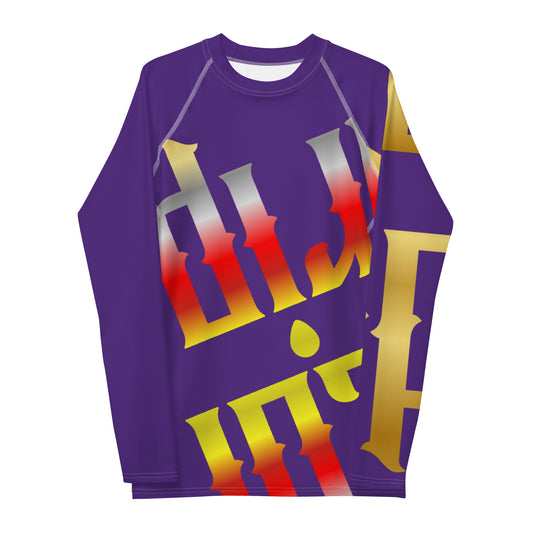 Indigo Gator Drip Exclusive Supa-Heavy Excess-Stunna Flex Alligator Playuz Limited Edition OG Multi-Logo Flawda Mane “We Gunna Hustle Hard Til Tha Cemetary” Men’s Playuz Rash Guard