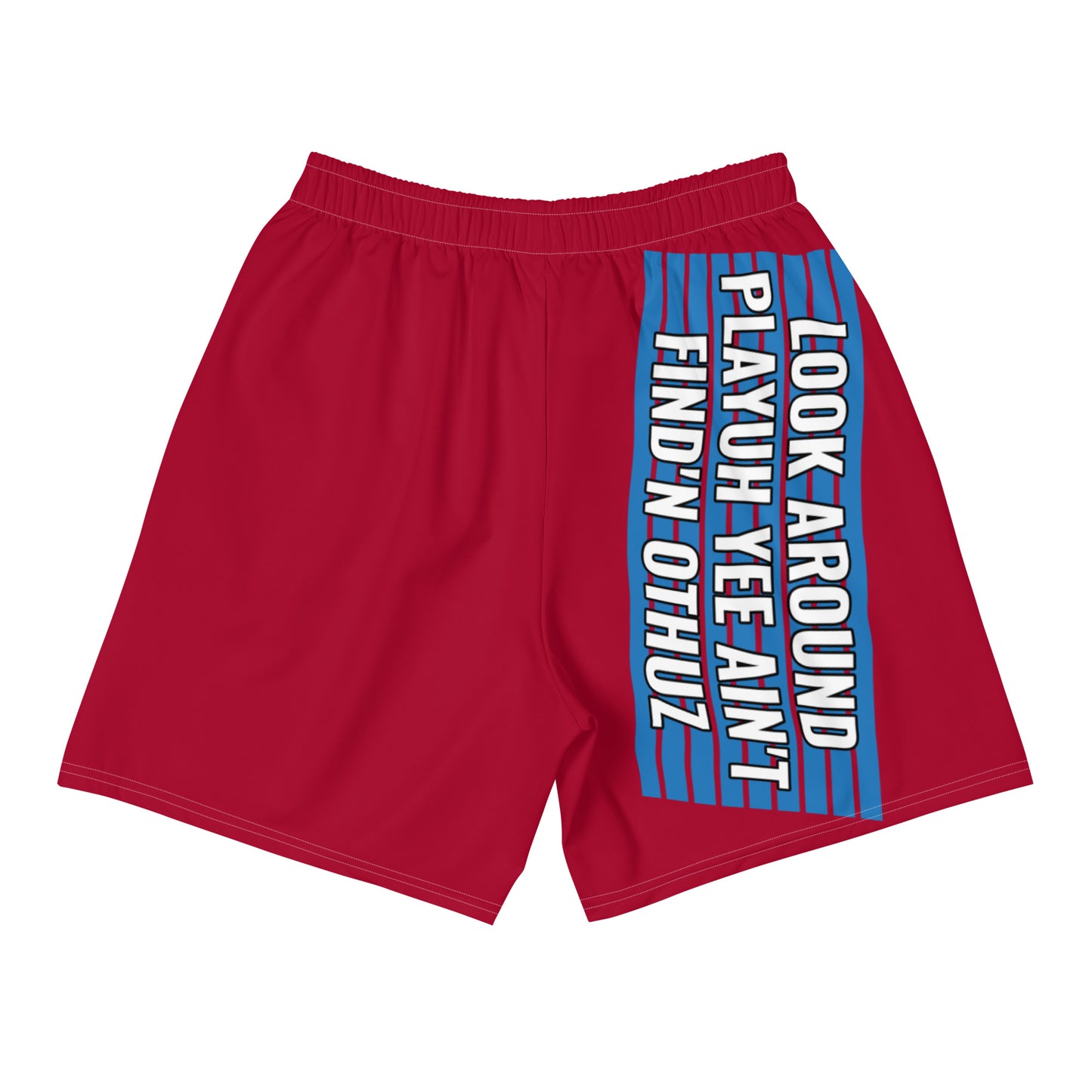 Carmine Flawdawear Limited Edition OG Rich Daddy “Look Around Playuh Yee Ain’t Find’n Othuz” Men’s Athletic Playuz Shorts