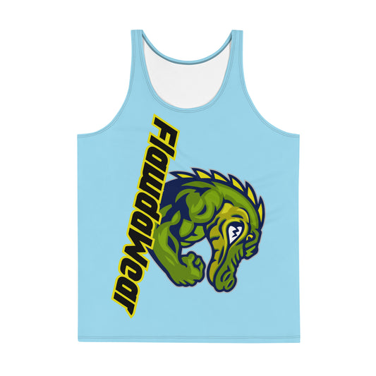 Columbia Blue Flawdawear Limited Edition OG Rich Daddy “Look Around Playuh Yee Ain’t Find’n Othuz” Men’s Tank Playuz Top