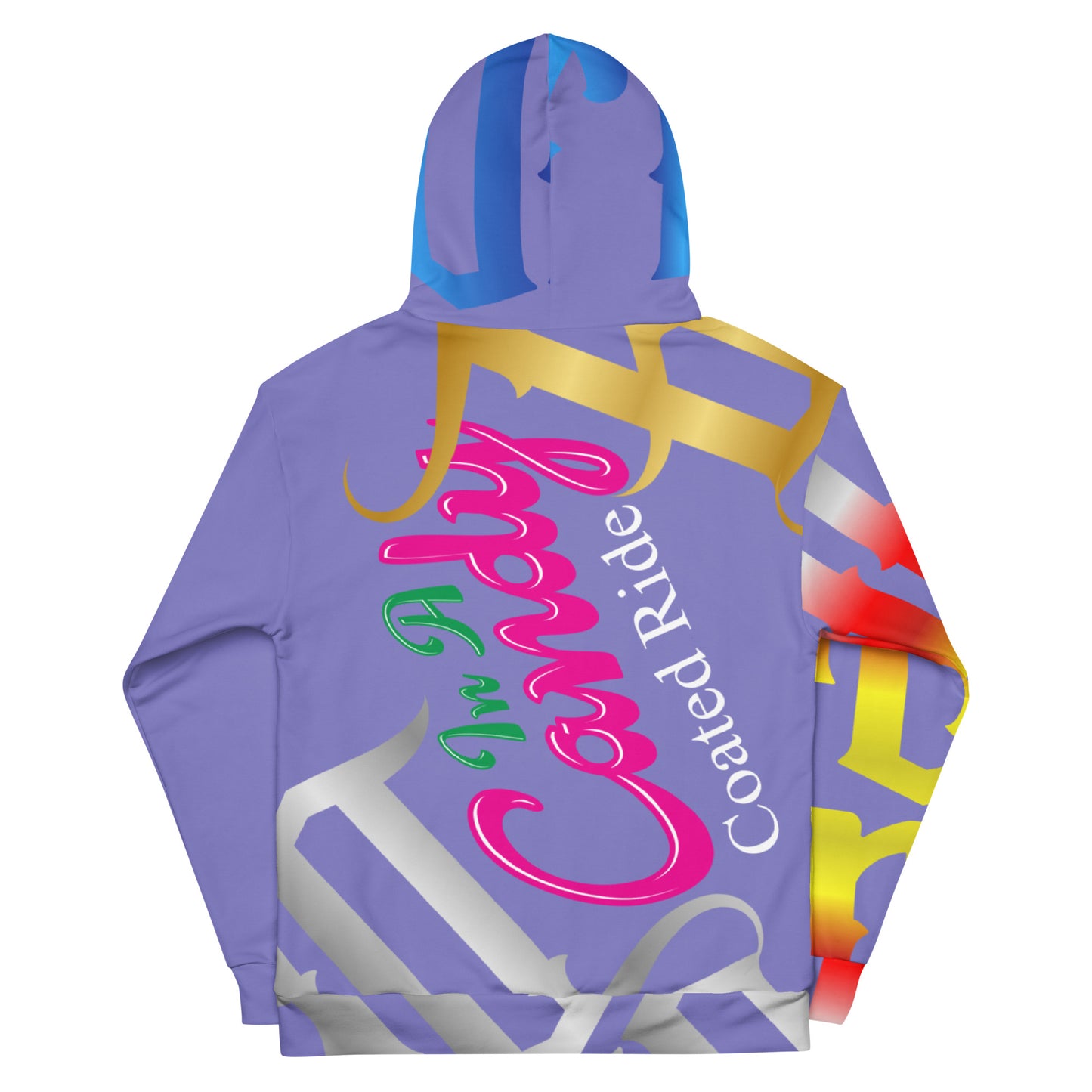 Moody Blue Drip Exclusive Supa-Heavy Excess-Stunna Flex Alligator Playuz Limited Edition OG Multi-Logo Flawda Mane “In A Candy Coated Ride” Unisex Playuz Hoodie