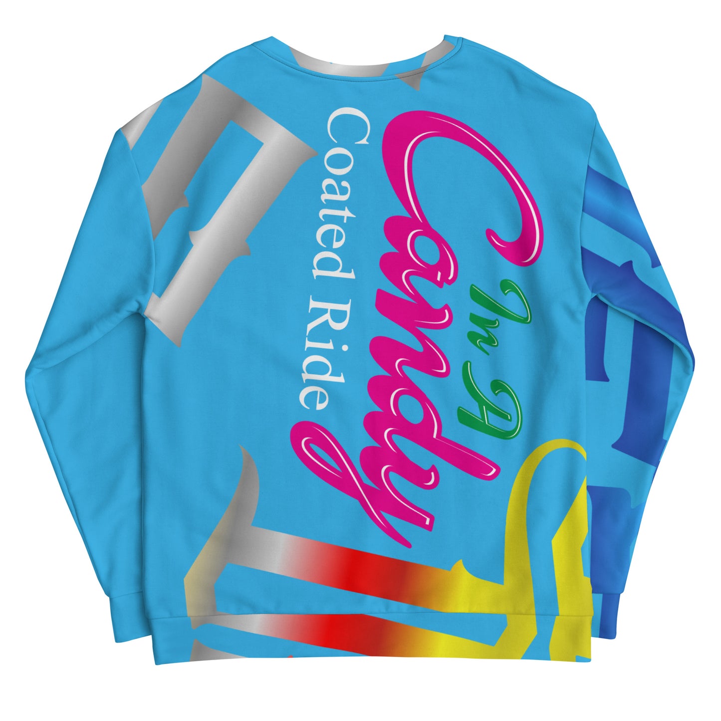 Sky Blue Gator Drip Exclusive Supa-Heavy Excess-Stunna Flex Alligator Playuz Limited Edition OG Multi-Logo Flawda Mane “In A Candy Coated Ride” Unisex Playuz Sweatshirt