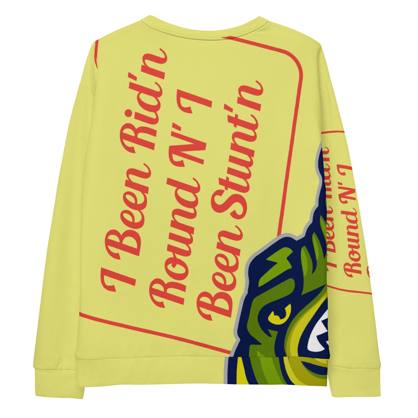 Dolly Flawdawear Limited Edition OG Flawda Mane “I Been Rid’n Round N’ I Been Stunt’n” Unisex Playuz Sweatshirt