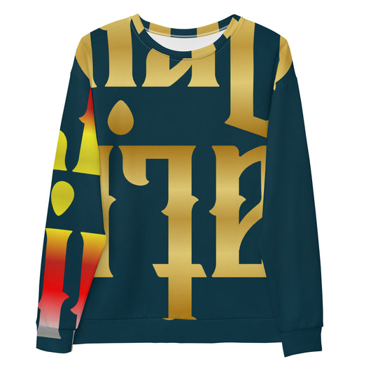 Blue Whale Gator Drip Exclusive Supa-Heavy Excess-Stunna Flex Alligator Playuz Limited Edition OG Multi-Logo Rich Daddy “Tha Troof Playuh Thih Tha Richest Daddy” Unisex Playuz Sweatshirt