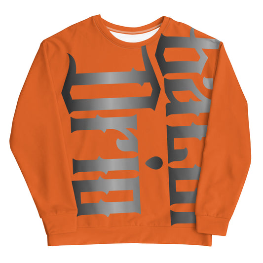 Orange Gator Drip Exclusive Supa-Heavy Excess-Stunna Flex Alligator Playuz Limited Edition OG Multi-Logo Rich Daddy “Rich Daddy Became Everythang Dat U Cain’t” Unisex Playuz Sweatshirt