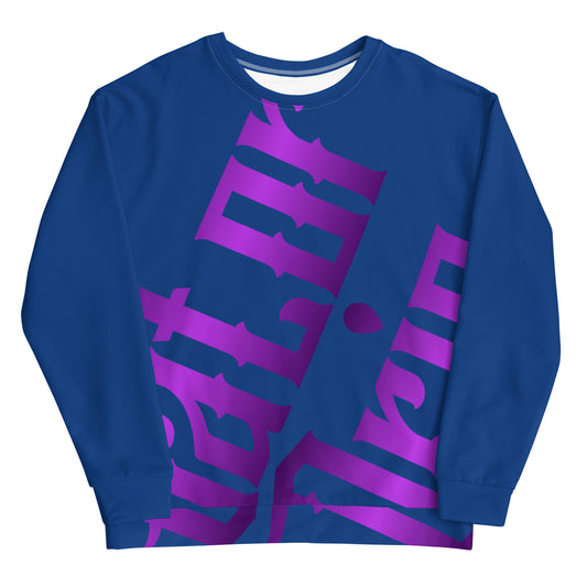 Dark Cerulean Gator Drip Exclusive Supa-Heavy Excess-Stunna Flex Alligator Playuz Limited Edition OG Multi-Logo Rich Daddy “Rich Daddy Became Everythang Dat U Cain’t” Unisex Playuz Sweatshirt