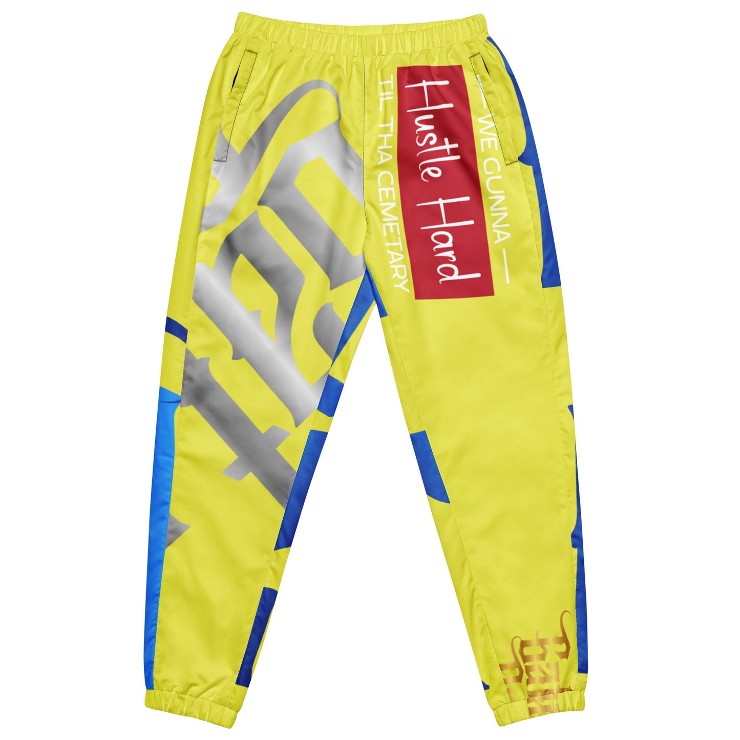 Apex Yellow Gator Drip Exclusive Supa-Heavy Excess-Stunna Flex Alligator Playuz Limited Edition OG Multi-Logo Flawda Mane “We Gunna Hustle Hard Til Tha Cemetary” Unisex Playuz Track Pants