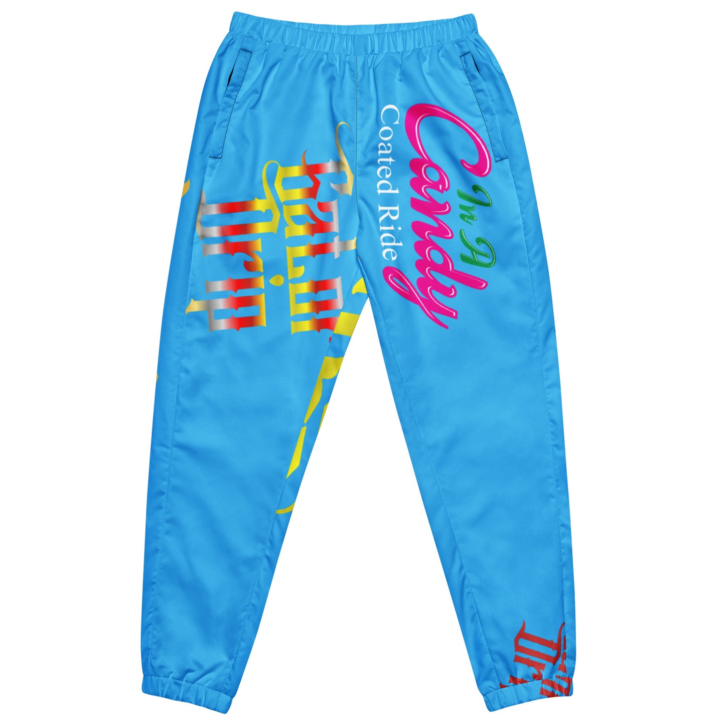 Deep Sky Gator Drip Exclusive Supa-Heavy Excess-Stunna Flex Alligator Playuz Limited Edition OG Multi-Logo Flawda Mane “In A Candy Coated Ride” Unisex Playuz Track Pants