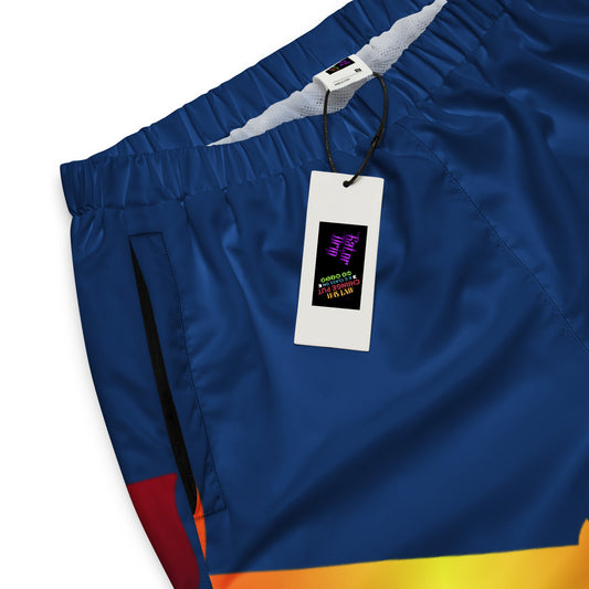 Midnight Blue Gator Drip Exclusive Supa-Heavy Excess-Stunna Flex Alligator Playuz Limited Edition OG Multi-Logo Flawda Mane “Ain’t Shit Change Put A G-Class On My Neck” Unisex Playuz Track Pants