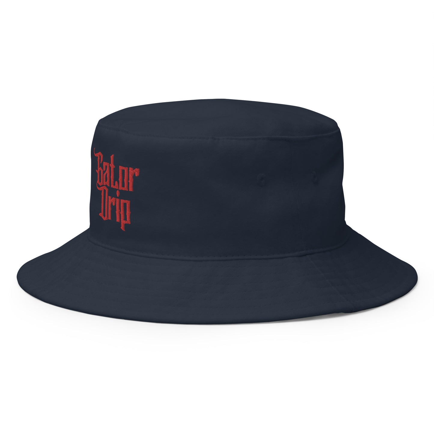 Dark Blue Gator Drip Exclusive Supa-Heavy Excess-Stunna Hypa-Flex Alligator Playuz Limited Edition OG Red Logo Bucket Playuz Hat