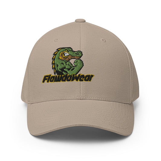 Khaki Flawdawear Flawda Mane Limited Edition OG 5 Fitted Playuz Cap