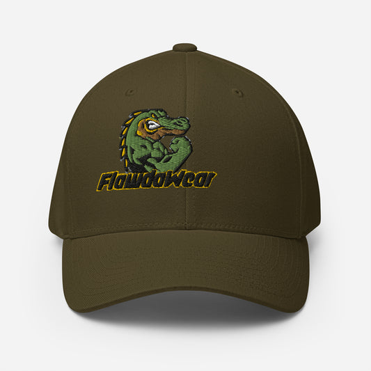 Olive Flawdawear Flawda Mane Limited Edition OG 5 Fitted Playuz Cap