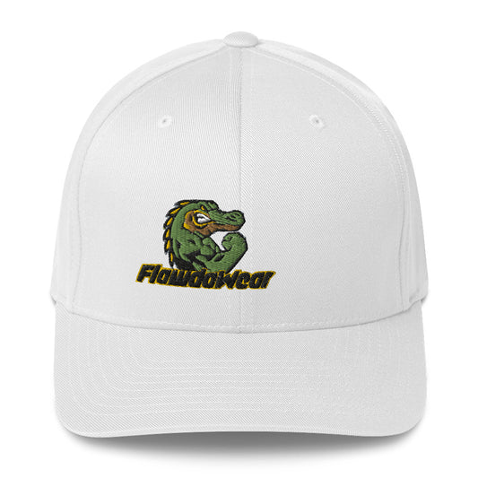 White Flawdawear Flawda Mane Limited Edition OG 5 Fitted Playuz Cap