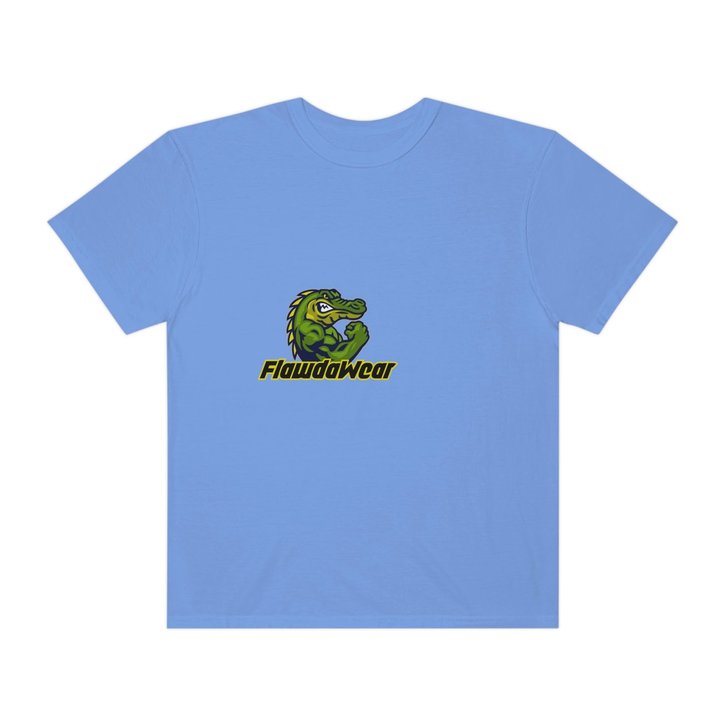 Flo Blue Flawdawear Limited Edition OG Rich Daddy "Tha WAPO Truck Ain't Enuf Papuh Fo Thih" Unisex Garment-Dyed Playuz T-shirt