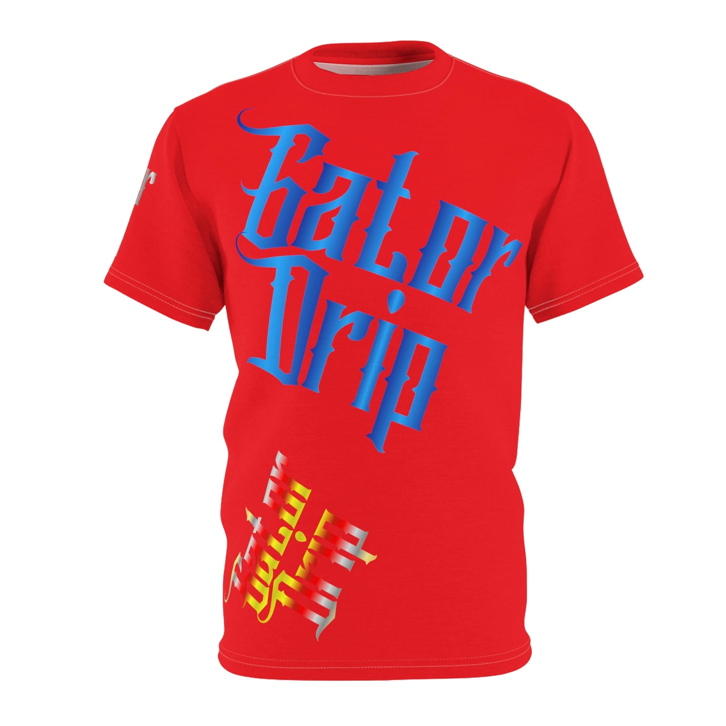 Red Gator Drip Exclusive Supa-Heavy Excess-Stunna Flex Alligator Playuz Limited Edition OG Multi-Logo Flawda Mane “Shak’n Glass Up In My Candy Toy" Unisex Cut & Sew Playuz Tee