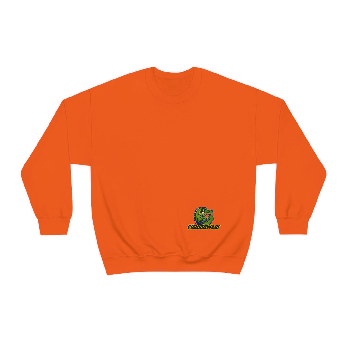 Safety Orange Flawdawear Limited Edition OG Flawda Mane "Flawda Mane Put Dat Smoke On You" Unisex Crewneck Playuz Sweatshirt