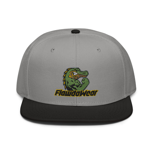Black/Gray/Gray Flawdawear Limited Edition OG Alligator Papuh Playuz Snapback Otto Playuz Cap
