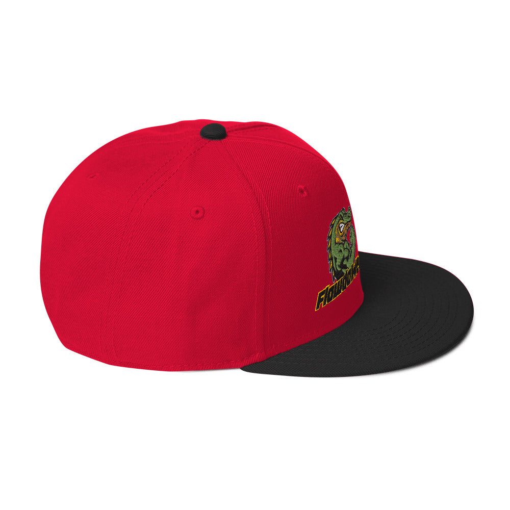 Black/Red/Red Flawdawear Limited Edition OG Alligator Papuh Playuz Snapback Otto Playuz Cap