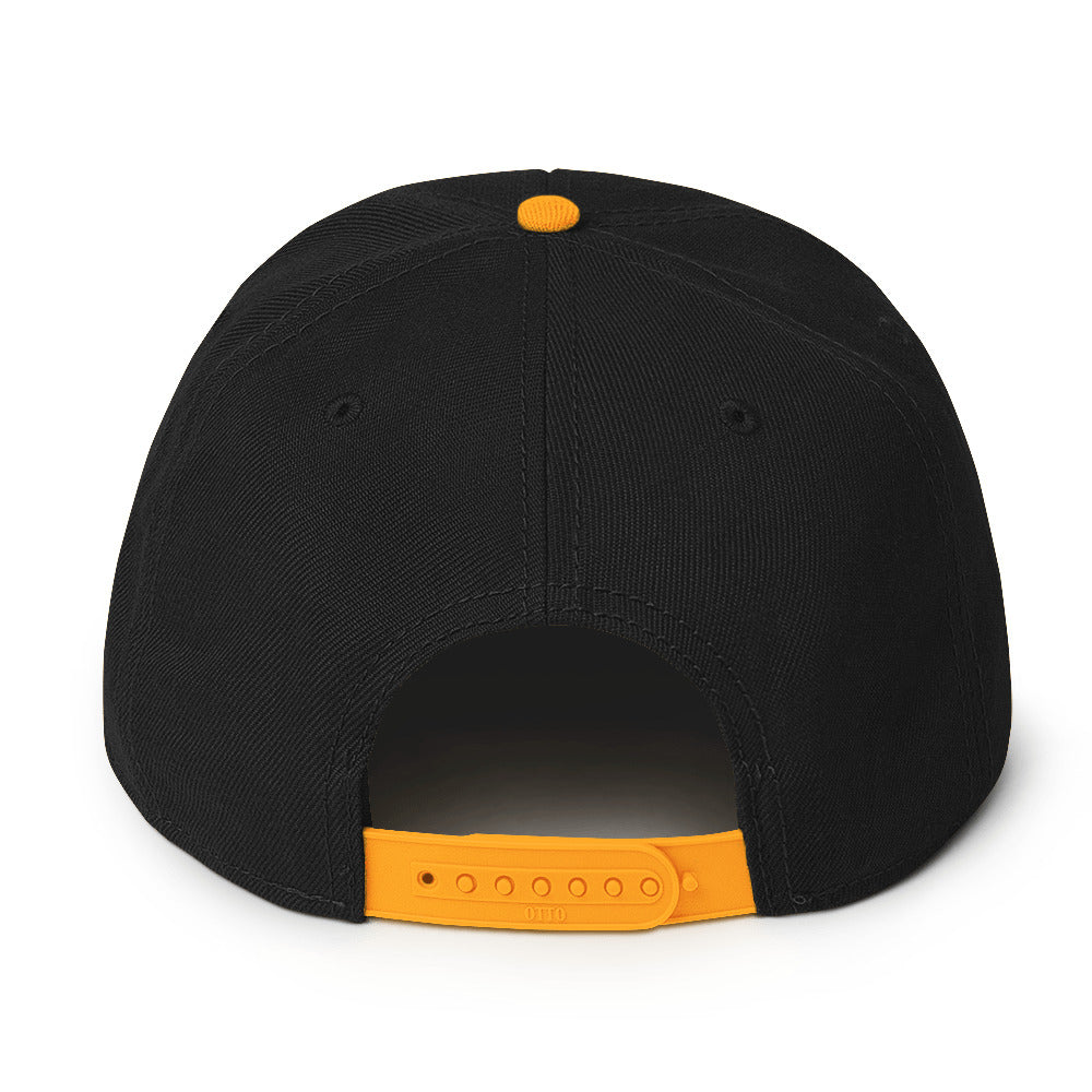 Gold/Black/Black Flawdawear Limited Edition OG Alligator Papuh Playuz Snapback Otto Playuz Cap