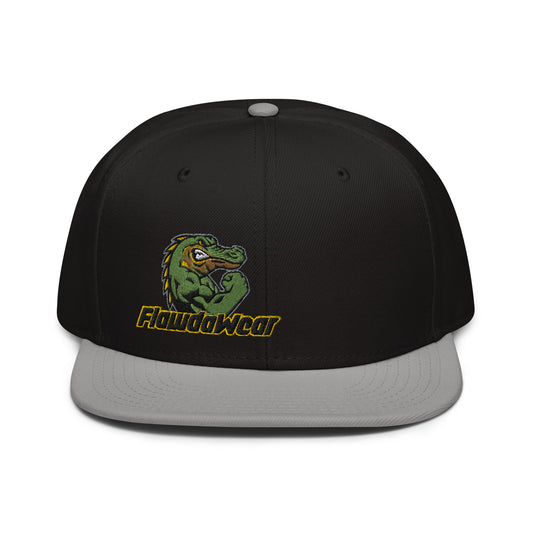Grey/Black/Black Flawdawear Limited Edition OG Alligator Papuh Playuz Snapback Otto Playuz Cap