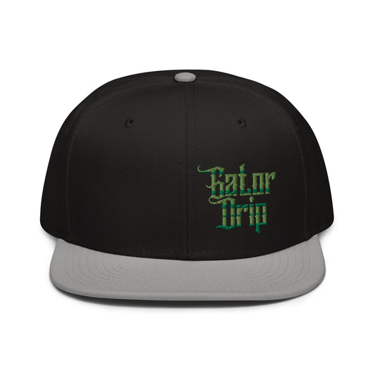 Gray/Black Gator Drip Exclusive Supa-Heavy Excess-Stunna Hypa-Flex Alligator Playuz Limited Edition OG Snapback Otto Playuz Cap