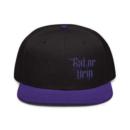 Purple/Black Gator Drip Exclusive Supa-Heavy Excess-Stunna Hypa-Flex Alligator Playuz Limited Edition OG Snapback Otto Playuz Cap