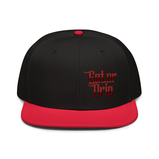 Red/Black Gator Drip Exclusive Supa-Heavy Excess-Stunna Hypa-Flex Alligator Playuz Limited Edition OG Snapback Otto Playuz Cap