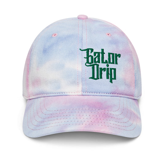 Cotton Candy Gator Drip Exclusive Supa-Heavy Excess-Stunna Hypa-Flex Alligator Playuz Limited Edition OG Kelly Green Logo Tie-Dye Playuz Hat