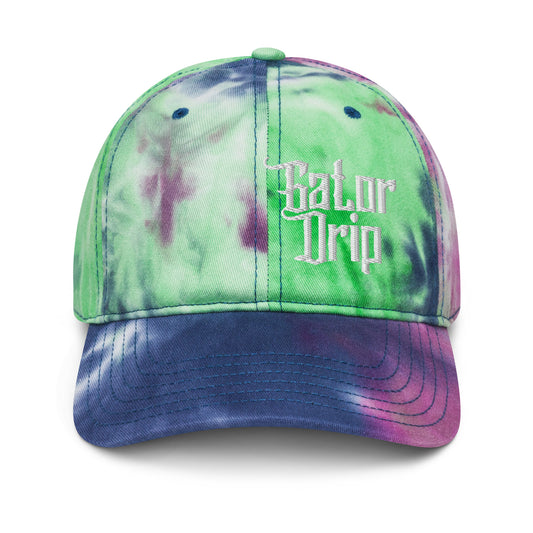Purple Passion Gator Drip Exclusive Supa-Heavy Excess-Stunna Hypa-Flex Alligator Playuz Limited Edition OG White Logo Tie-Dye Playuz Hat