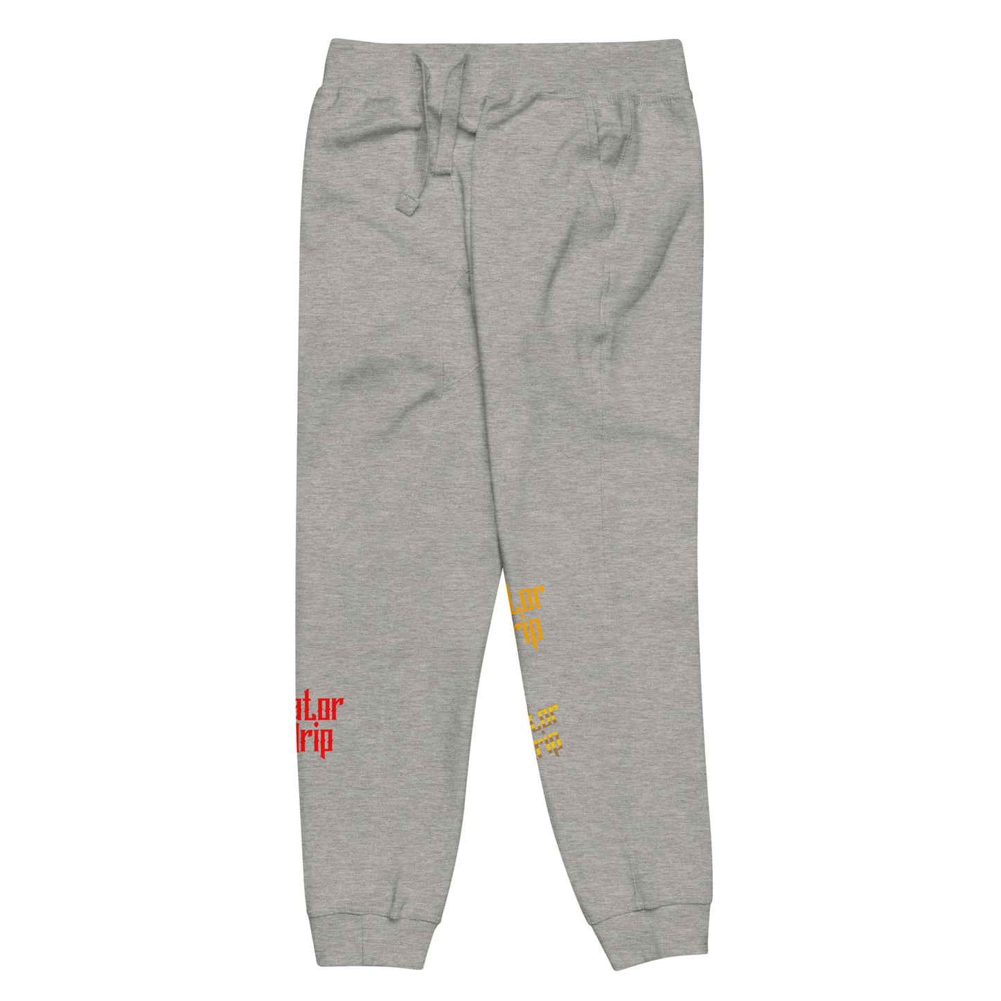 Carbon Grey Gator Drip Exclusive Supa-Heavy Excess-Stunna Flex Alligator Playuz Limited Edition OG Multi-Logo Logo Playuz Fleece Sweatpants