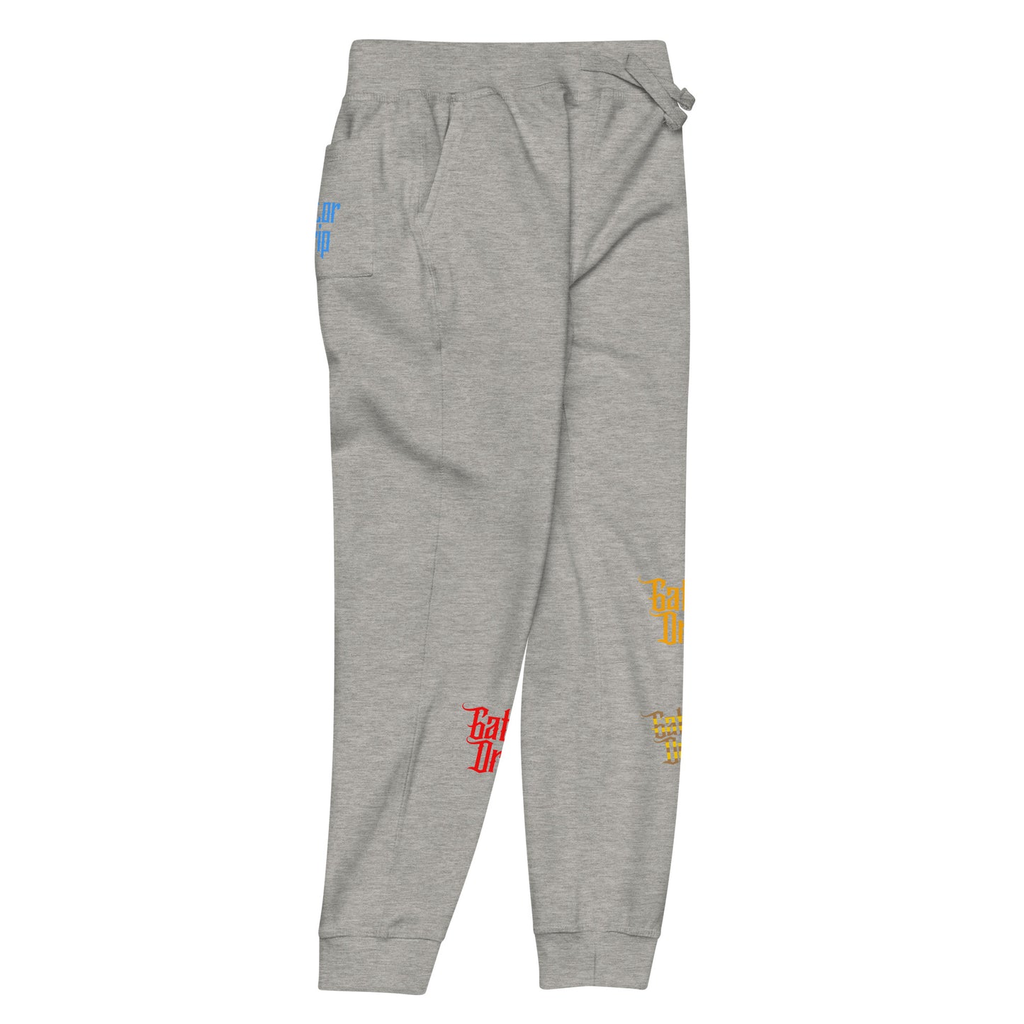 Carbon Grey Gator Drip Exclusive Supa-Heavy Excess-Stunna Flex Alligator Playuz Limited Edition OG Multi-Logo Logo Playuz Fleece Sweatpants