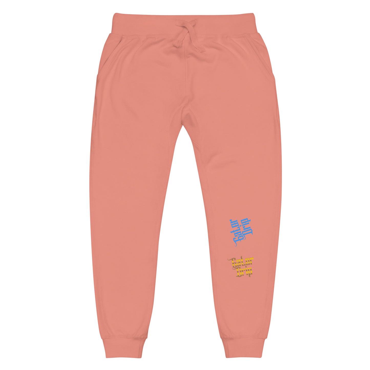 Dusty Rose Gator Drip Exclusive Supa-Heavy Excess-Stunna Flex Alligator Playuz Limited Edition OG Multi-Logo Logo Playuz Fleece Sweatpants