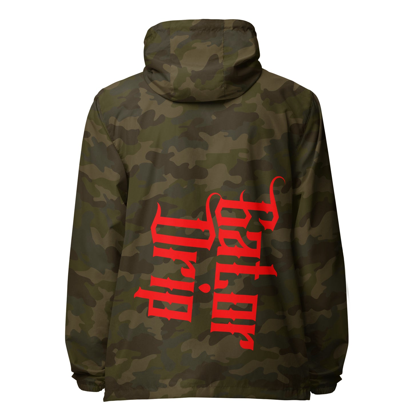 Camo Gator Drip Multi-Logo Chopped Exclusive Supa-Heavy Excess-Stunna Flex Alligator Playuz Limited Edition OG Lightweight Zip-Up Playuz Windbreaker