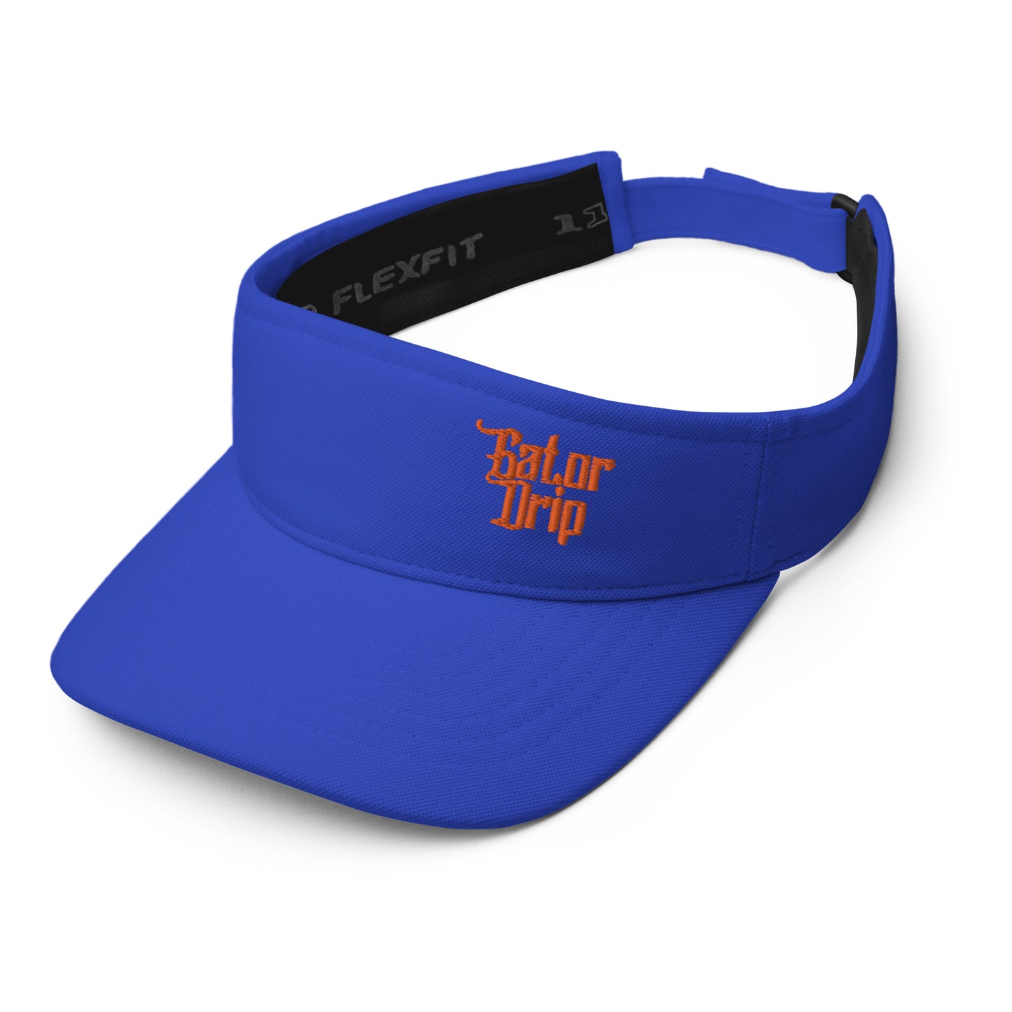 Blue Gator Drip Exclusive Supa-Heavy Excess-Stunna Hypa-Flex Alligator Playuz Limited Edition OG Orange Logo Playuz Visor